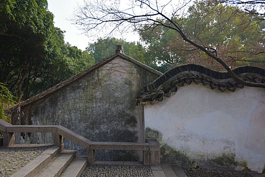 苏州虎丘景区的古建筑
