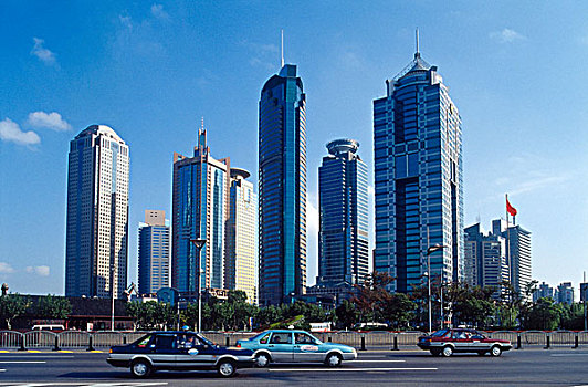 中国,上海,浦东,高层建筑,建筑