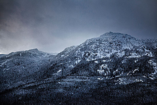 山景,暴风雪,山,雪,冬天,自然,风景