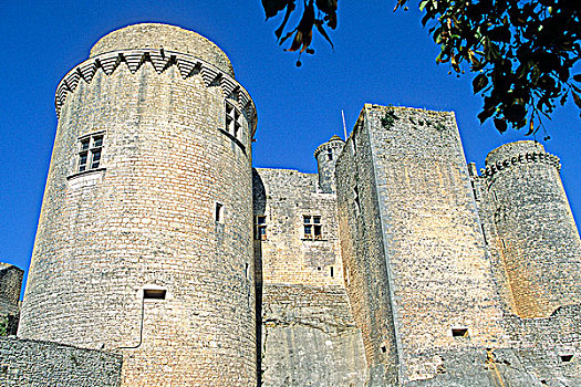 法国,阿基坦,中世纪,城堡