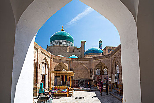 乌兹别克斯坦,区域,希瓦,城市,内庭