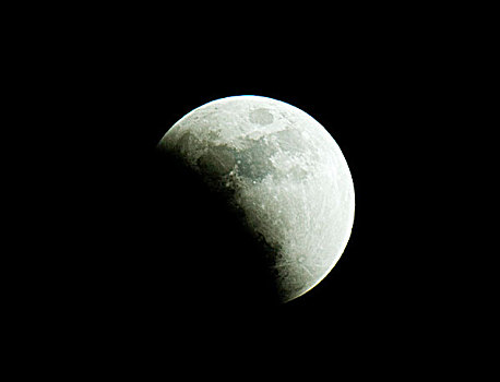 阶段,月亮,日蚀,罐,只有,拿,地点,满月,局部,影子,西南方,艾伯塔省,二月,2008年,加拿大