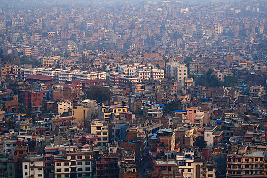 尼泊尔加德满都城市建筑