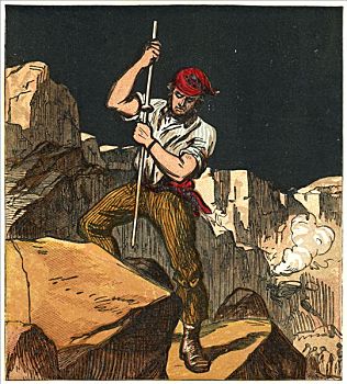 火药,采石场,1867年,艺术家