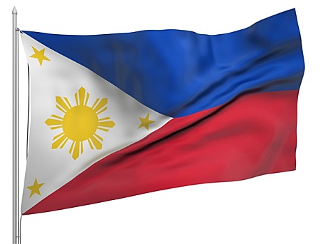 飞,旗帜,菲律宾,国家