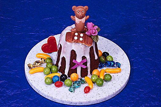 杯形蛋糕,装饰,儿童生日