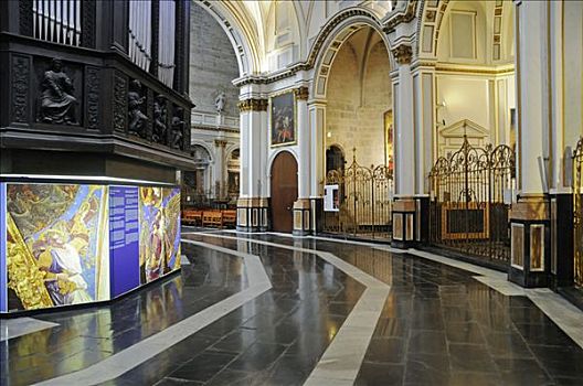 博物馆,艺术,绘画,圣马利亚,大教堂,瓦伦西亚,西班牙,欧洲
