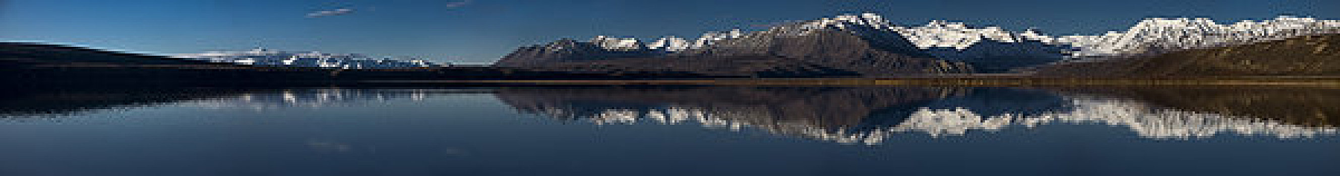 阿拉斯加山脉,反射,峰顶湖,河,室内,阿拉斯加,合成效果