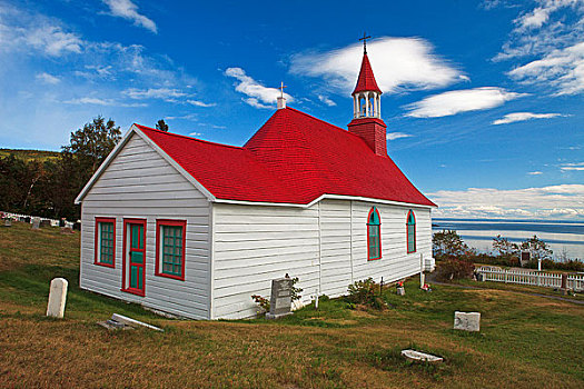 加拿大,小教堂,木质,教堂