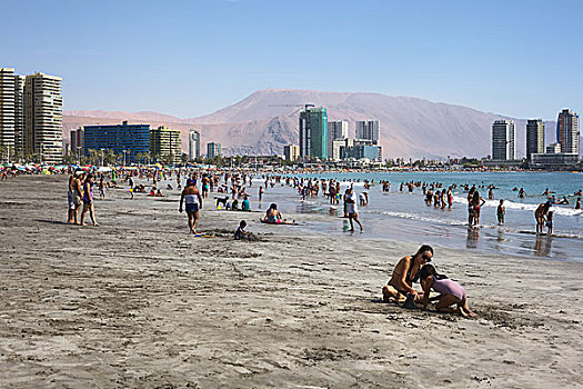 海滩,智利