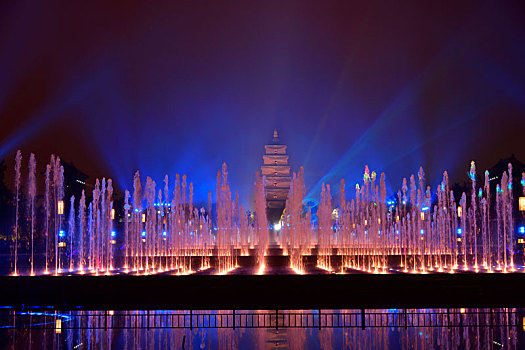 大雁塔音乐喷泉