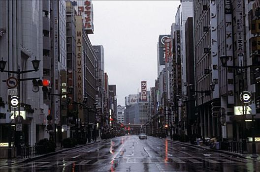 东京,街道,胭脂