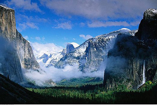 优胜美地山谷,优胜美地国家公园,加利福尼亚,美国