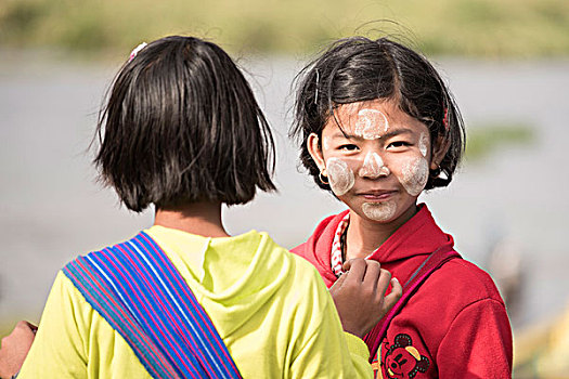 掸邦,缅甸,女孩
