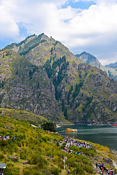 天山天池,新疆旅游