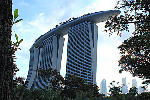 新加坡金沙酒店侧面