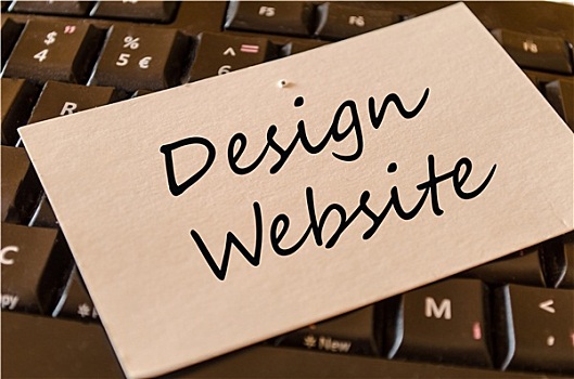 设计,网站,概念,键盘