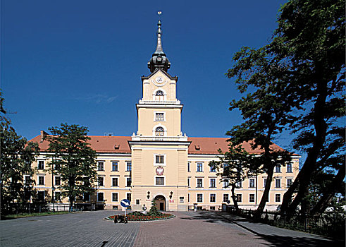 城堡,波兰,建筑,家庭,16世纪,法院