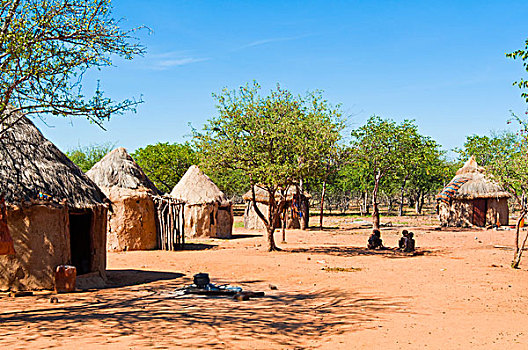 辛巴族,乡村,考科韦尔德,纳米比亚,非洲