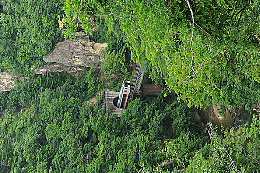 铁路,东方,线条,峡谷