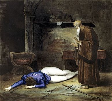 死亡,19世纪,艺术家,未知