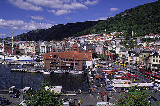 挪威,卑尔根,市场