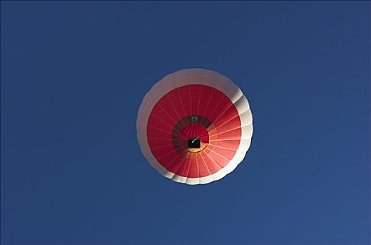 热气球,正面,蓝天,汉堡市,德国