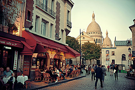 巴黎,法国,五月,城市街道,风景,人口,2米,首都,城市