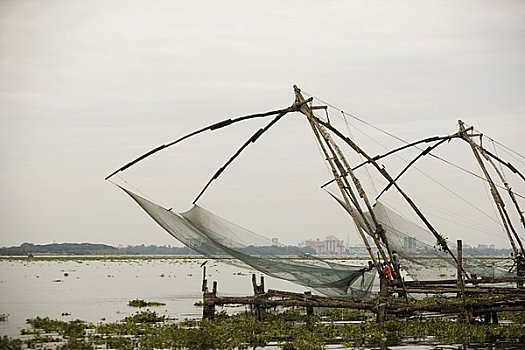 渔网,高知,喀拉拉,印度