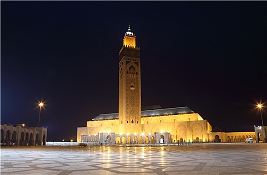 哈桑二世清真寺,卡萨布兰卡,摩洛哥,北非