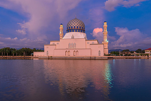 马来西亚,沙巴州,水上清真寺