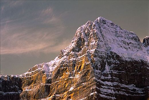 顶峰,班芙国家公园,艾伯塔省,加拿大