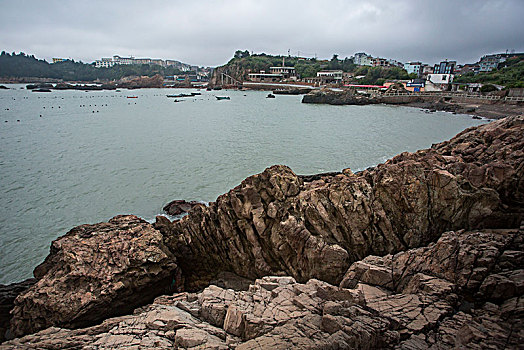 礁石,海面,海浪,红石滩