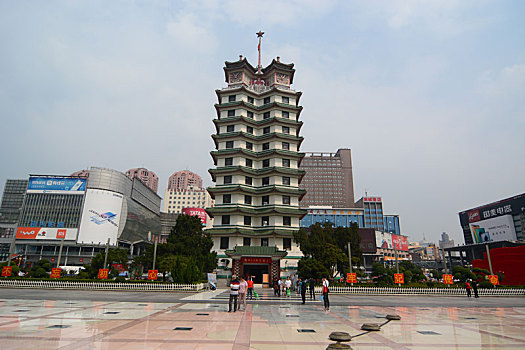 河南郑州二七广场二七纪念塔