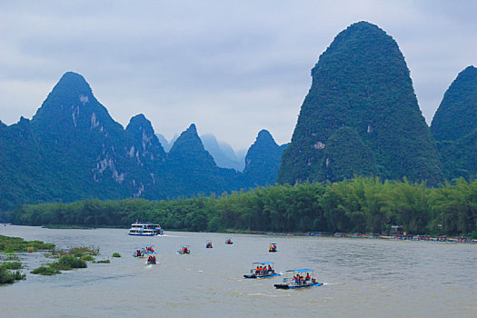 百里漓江,风景如画