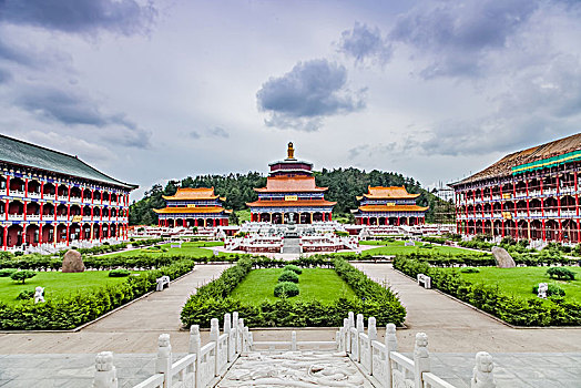 黑龙江省海林市报恩寺建筑景观