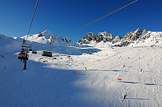 山,滑雪,胜地,瑞士,欧洲