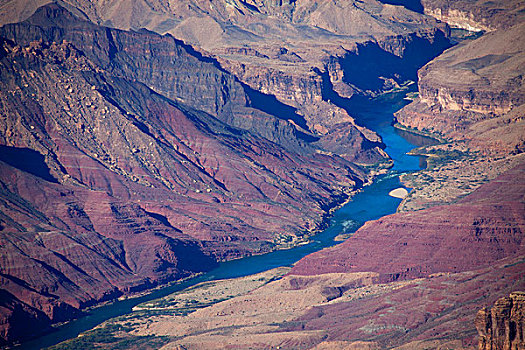 美国,亚利桑那,大峡谷,科罗拉多河,弯曲