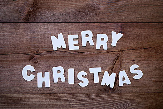木质背景,白色,文字,圣诞快乐
