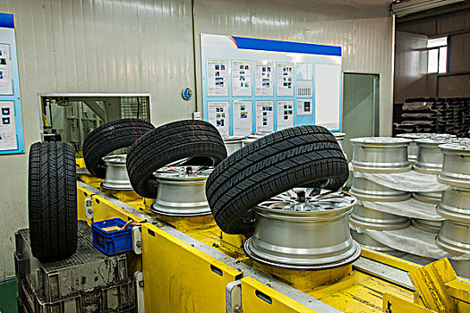 重庆长安民生物流重庆分公司汽车轮胎装配生产线