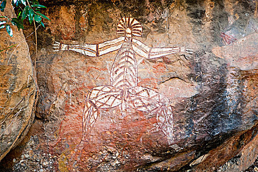 土著,石头,雕刻,诺朗格岩石,卡卡杜国家公园,北领地州,澳大利亚