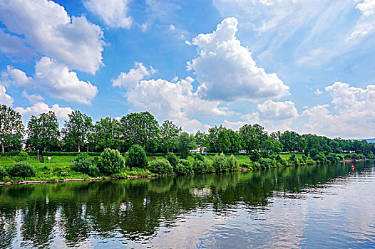 德国摩泽尔河风景