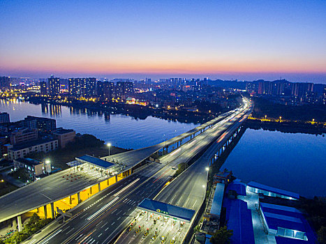 广州,高架桥,航拍,高速公路