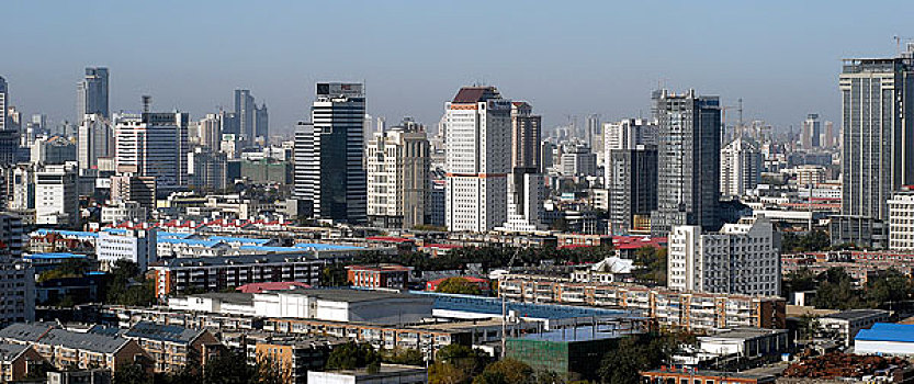 天津河东区十一经路全景