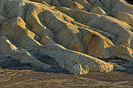扎布里斯基角,矿物质,夜光,死亡谷国家公园,莫哈维沙漠,加利福尼亚,美国