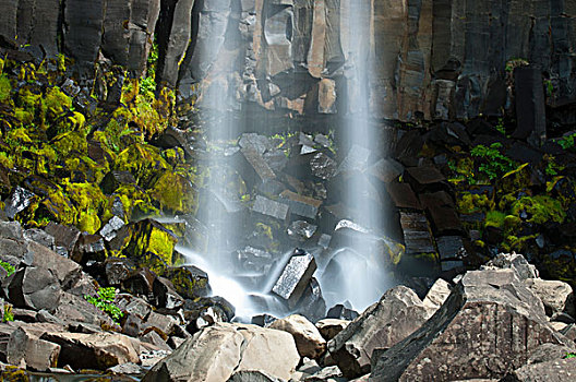 史瓦提瀑布,瀑布,斯卡夫塔菲尔国家公园,南方,区域,冰岛,欧洲