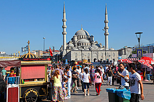土耳其,伊斯坦布尔,市区,区域,新,清真寺
