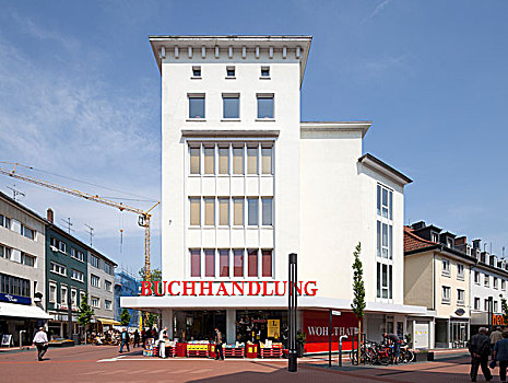 商业建筑,黑森州,德国,欧洲