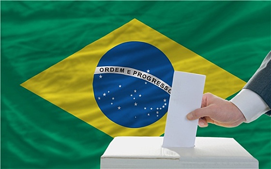 男人,投票,选举,巴西