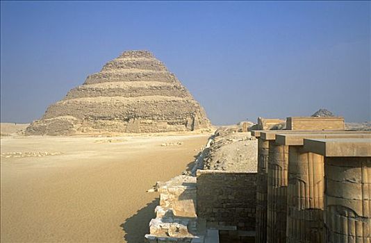 金字塔,塞加拉,开罗,埃及